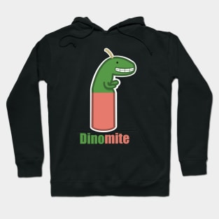 Dinomite Dinosaur Dynamite Pun Hoodie